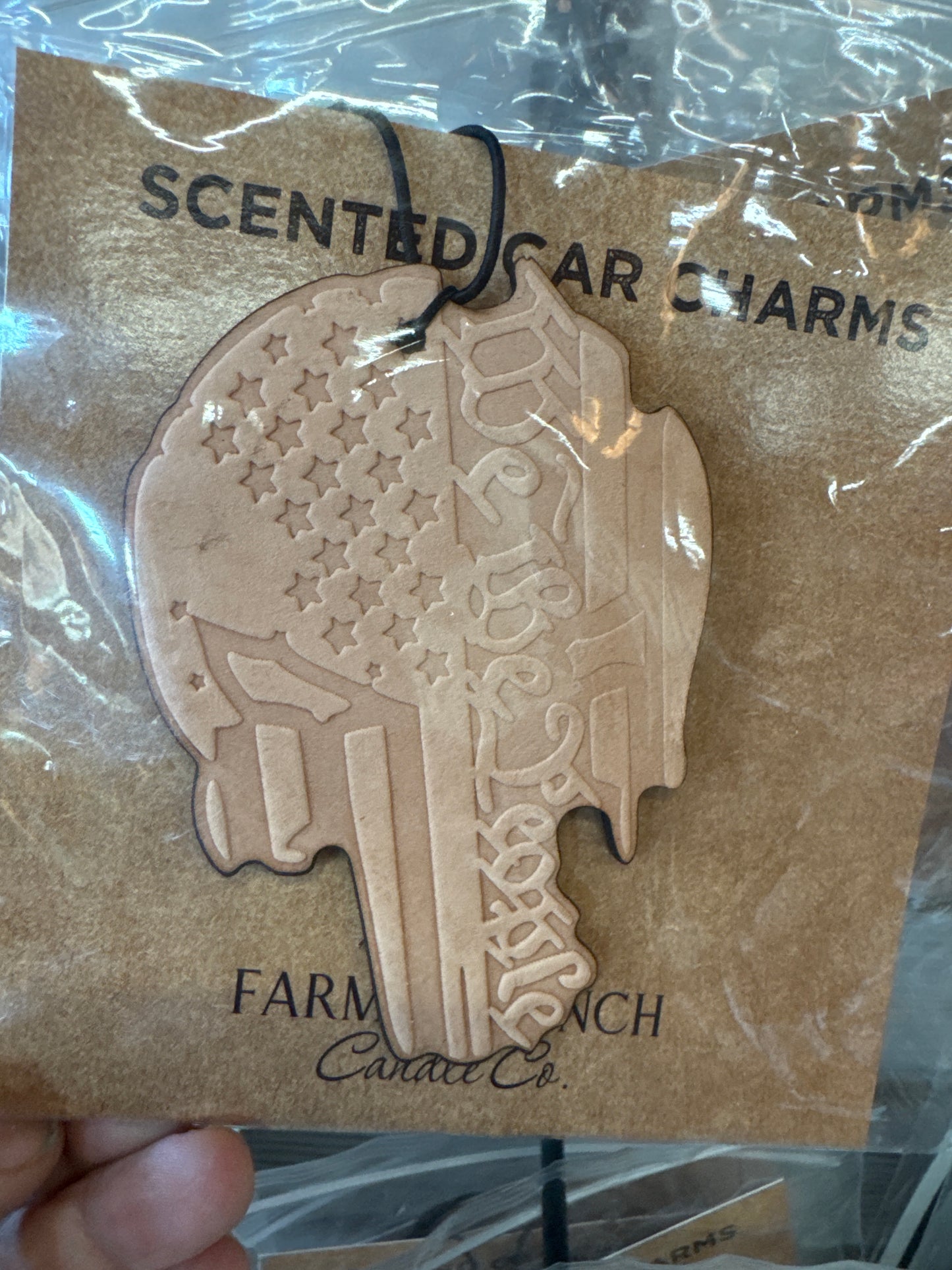Leather Air Freshener | Car Charm