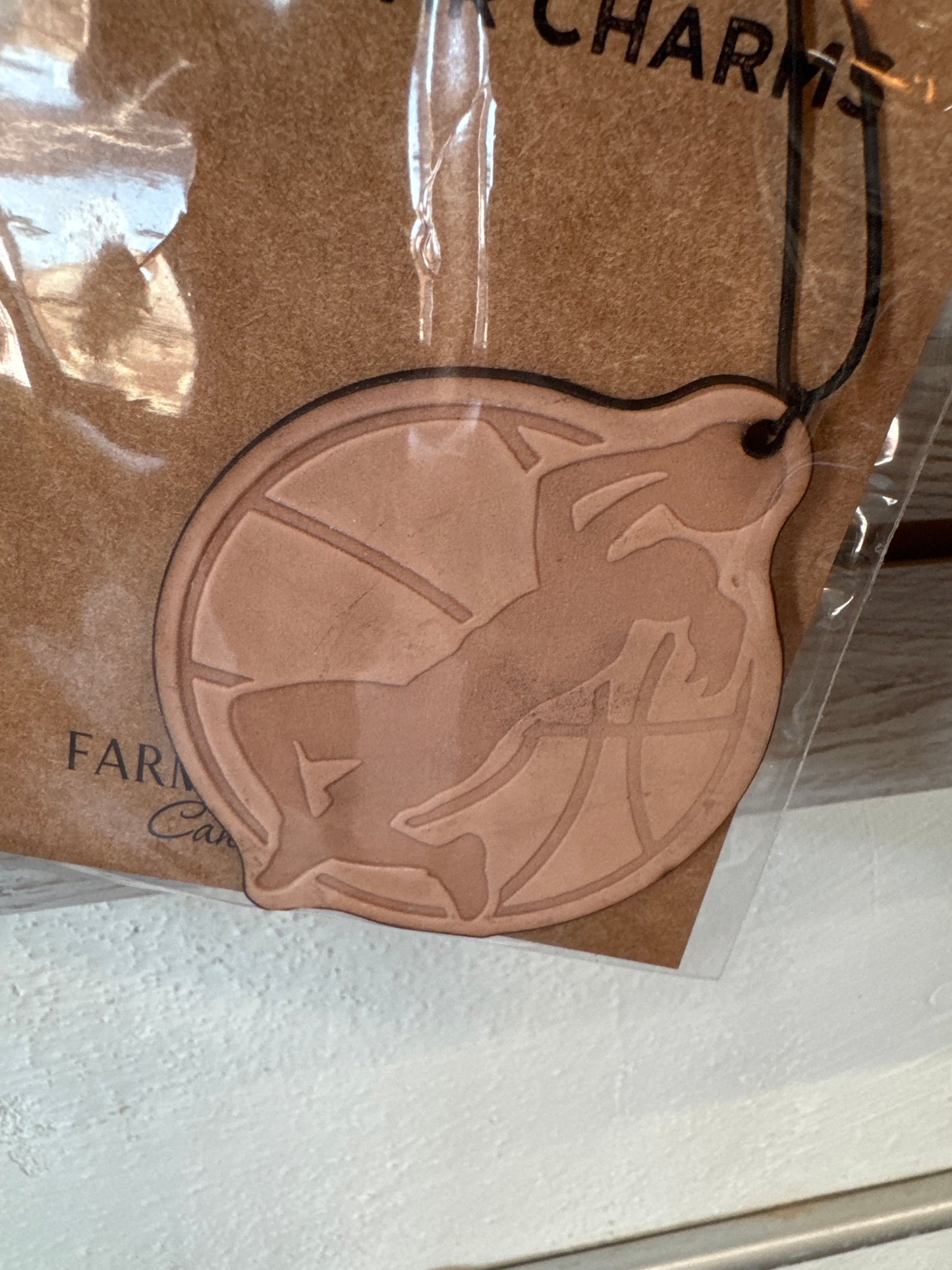 Leather Air Freshener | Car Charm
