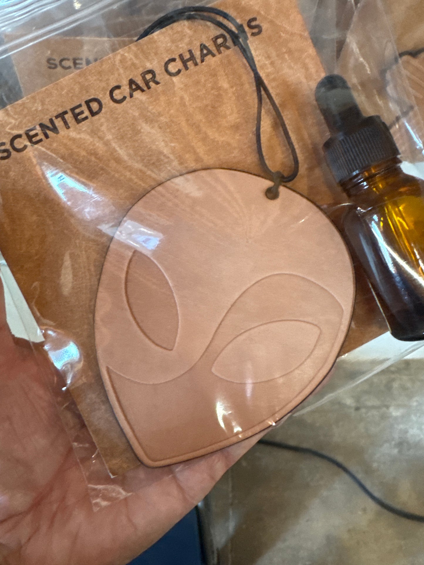 Leather Air Freshener | Car Charm