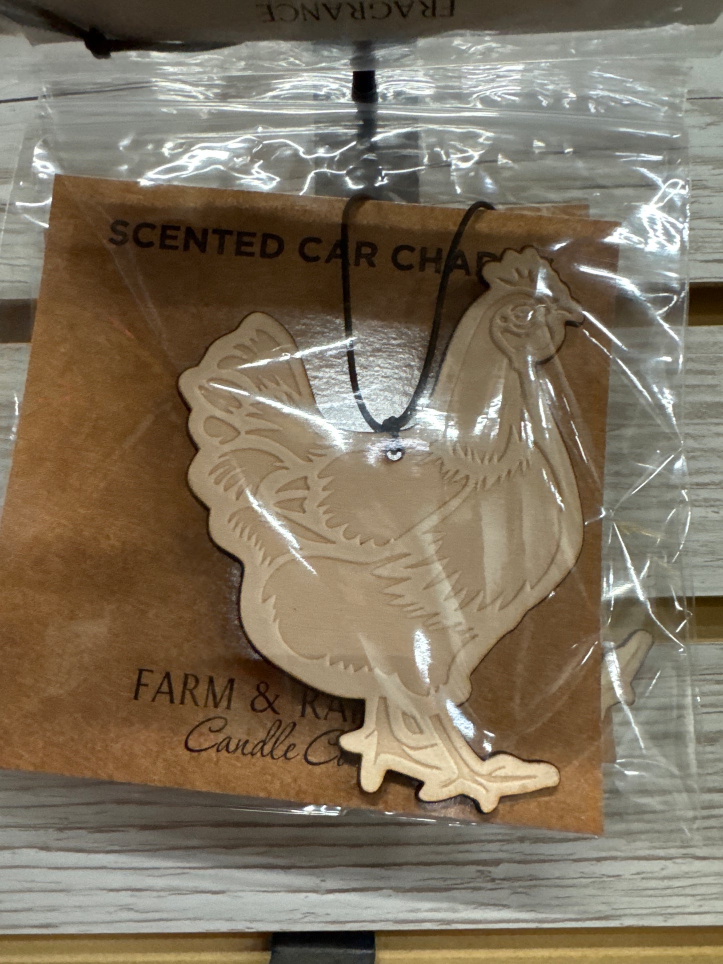 Leather Car Charm | Air Freshener