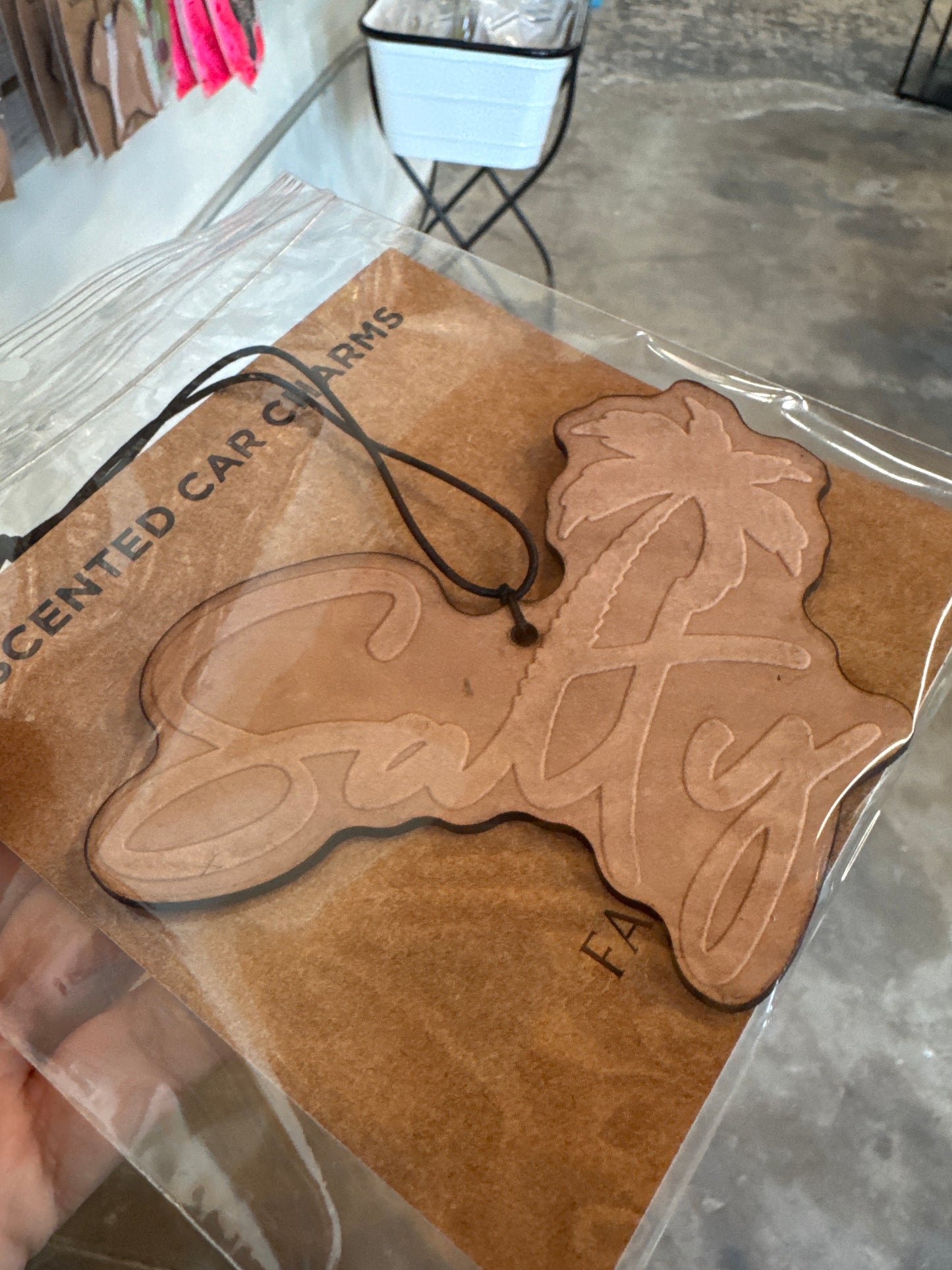 Leather Air Freshener | Car Charm