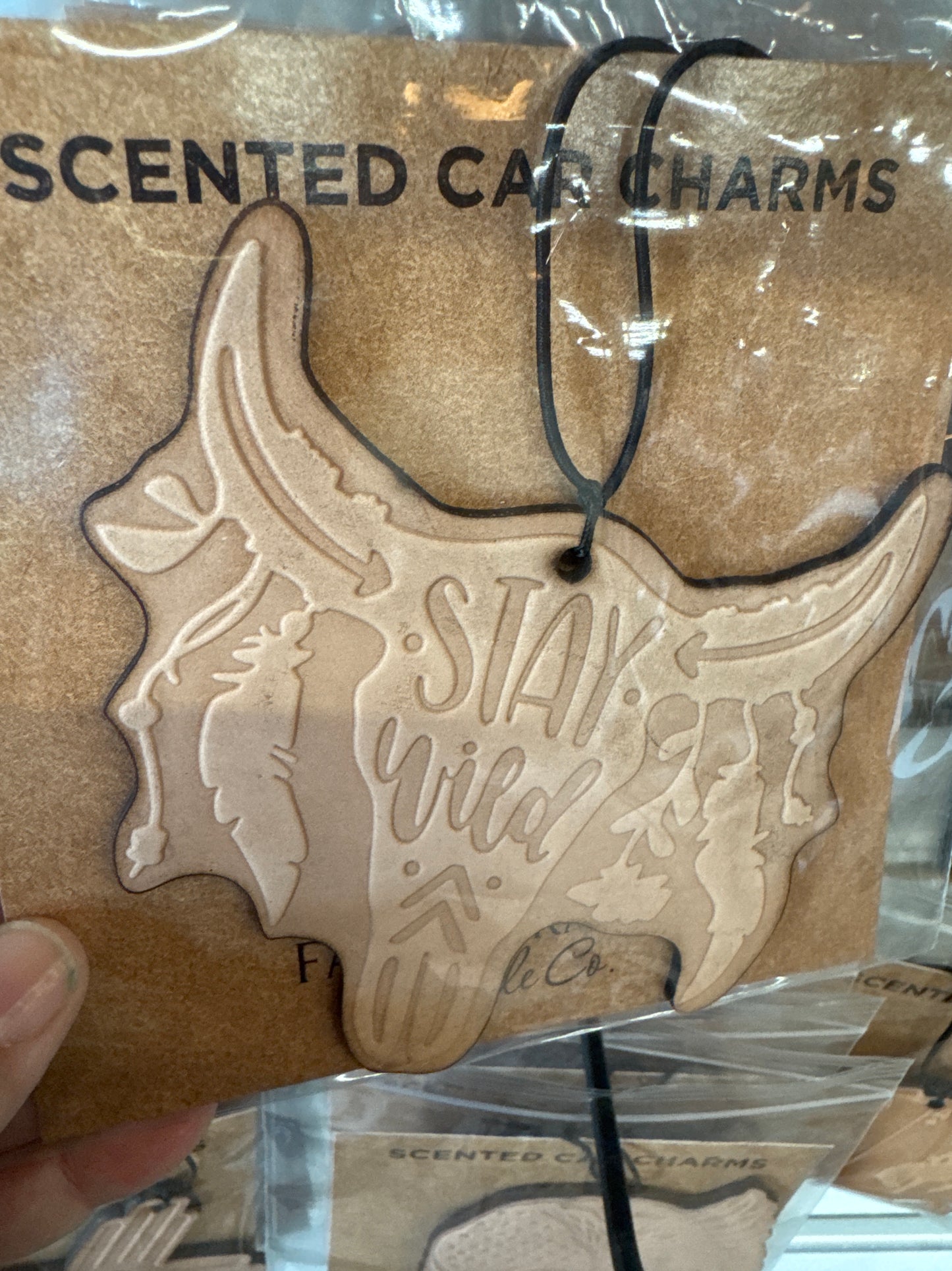 Leather Air Freshener | Car Charm