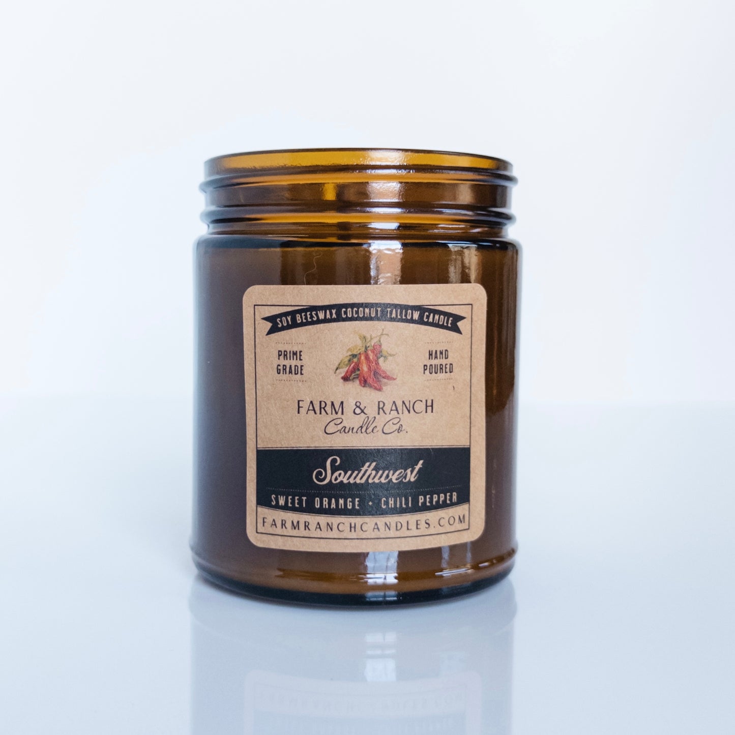Candle | Southwest | Sweet Orange + Chili Pepper
