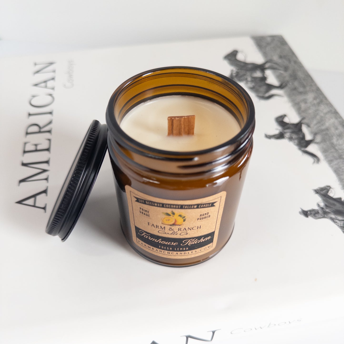 Candle | Farmhouse Kitchen | Lemon