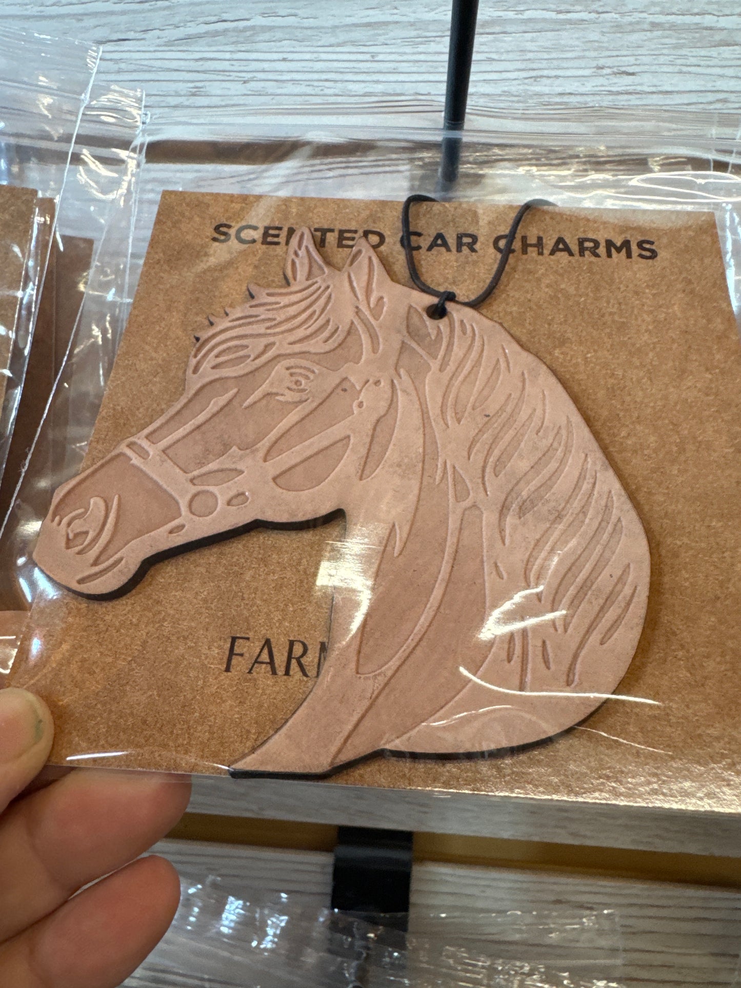 Leather Air Freshener | Car Charm