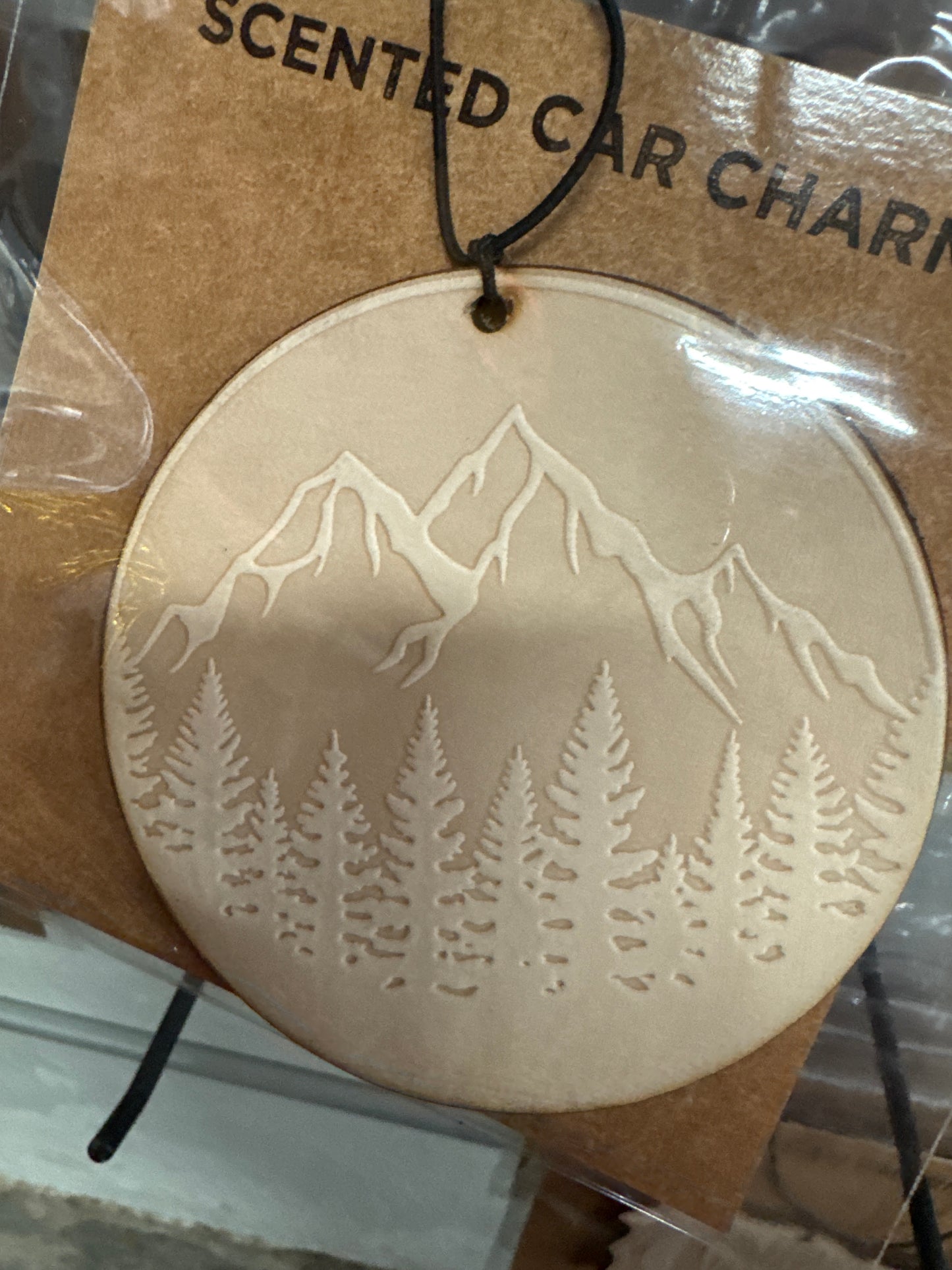 Leather Car Charm | Air Freshener