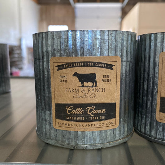 Candle | Cattle Queen | Sandalwood + Tonka Oud