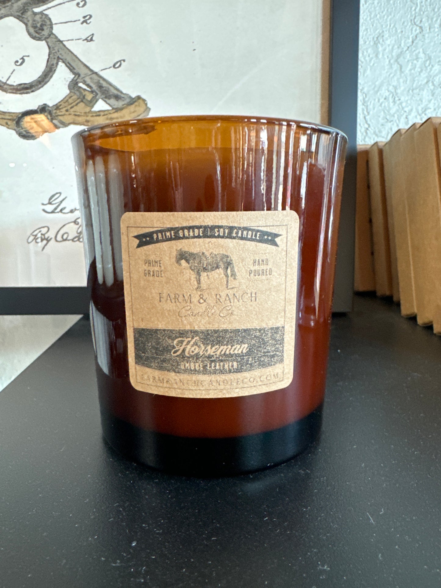 Candle | Horseman | Ombre Leather