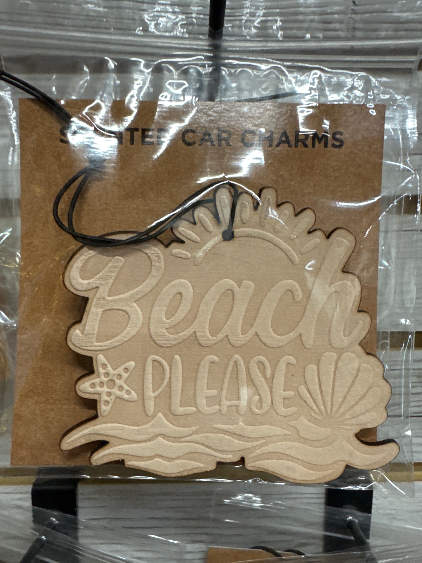 Leather Car Charm | Air Freshener