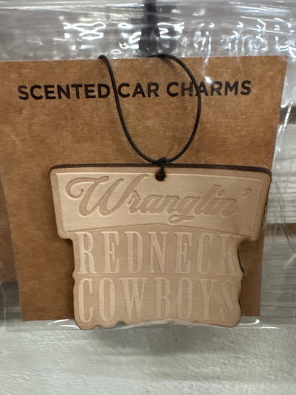 Leather Car Charm | Air Freshener