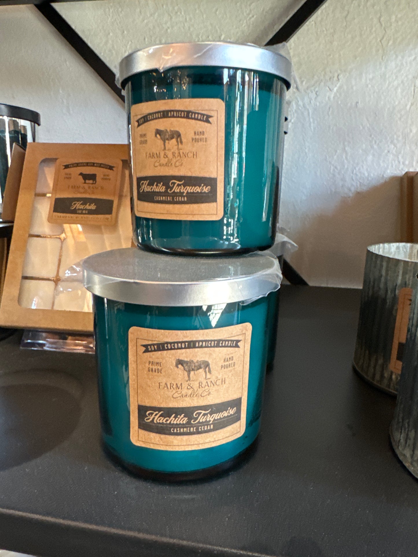 Candle | Hachita Turquoise | Cashmere Cedar