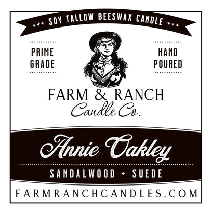 Candle | Annie Oakley | Sandalwood + Suede
