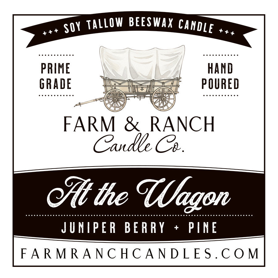 Candle | At the Wagon | Juniper Berries + Pine Trees