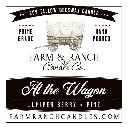 Candle | At the Wagon | Juniper Berries + Pine Trees