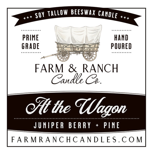Candle | At the Wagon | Juniper Berries + Pine Trees