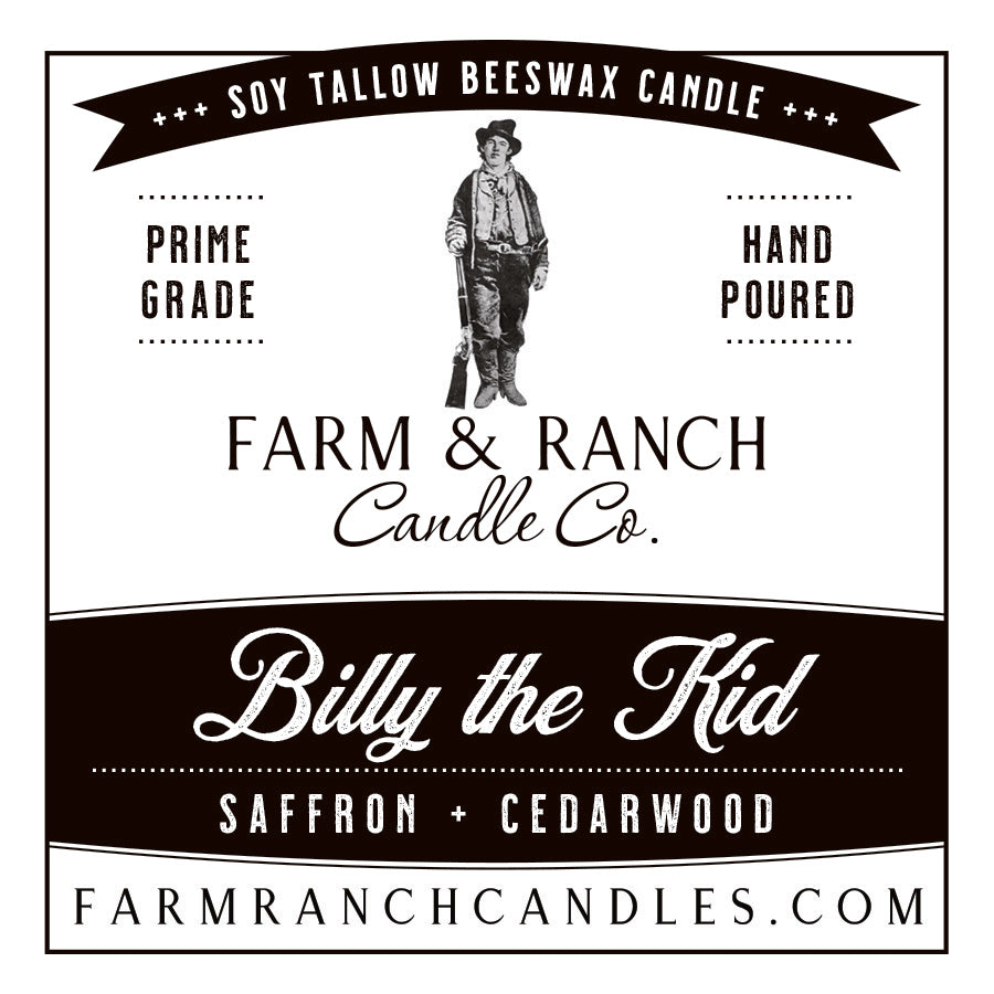 Candle | Billy the Kid | Saffron + Cedarwood