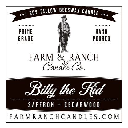Candle | Billy the Kid | Saffron + Cedarwood