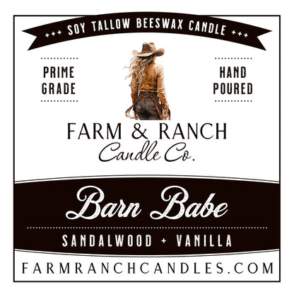 Candle | Barn Babe | Sandalwood + Vanilla