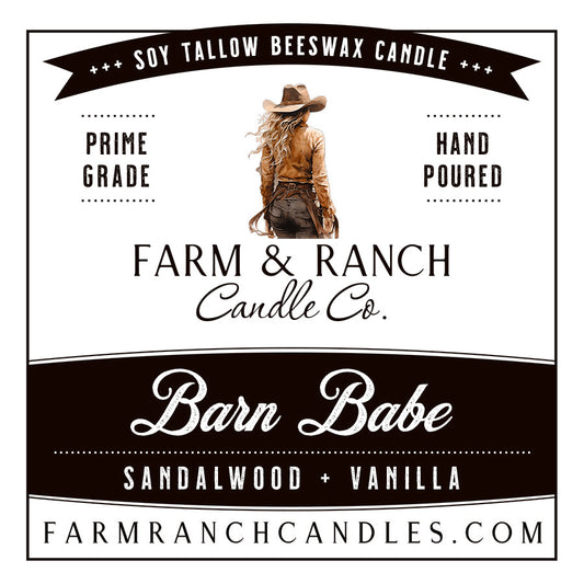 Candle | Barn Babe | Sandalwood + Vanilla
