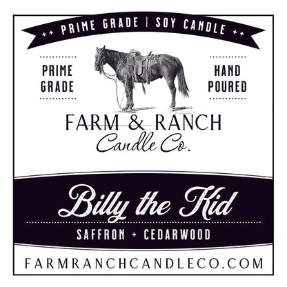 Candle | Billy the Kid | Saffron + Cedarwood