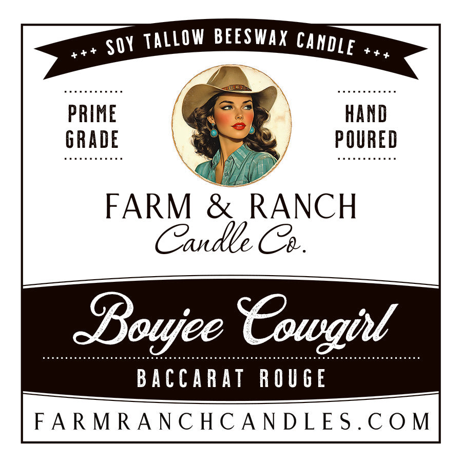 Candle | Boujee Cowgirl | Baccarat Rouge Likeness