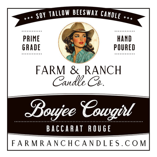 Candle | Boujee Cowgirl | Baccarat Rouge Likeness