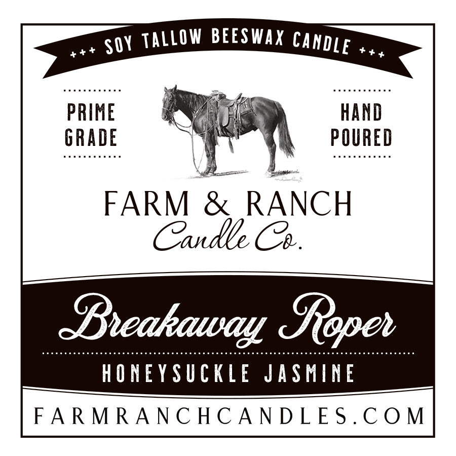 Candle | Breakaway Roper | Honeysuckle + Jasmine
