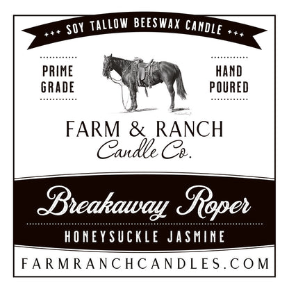 Candle | Breakaway Roper | Honeysuckle + Jasmine