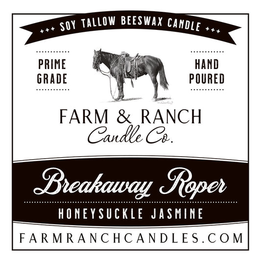 Candle | Breakaway Roper | Honeysuckle + Jasmine