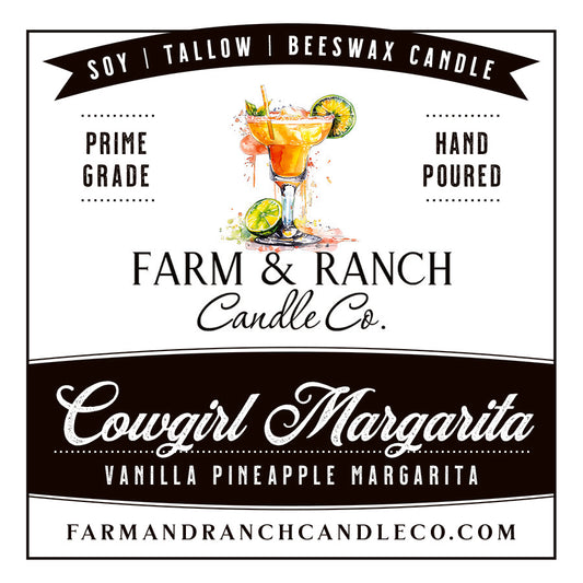 Candle | Cowgirl Margarita | Vanilla Pineapple Margarita
