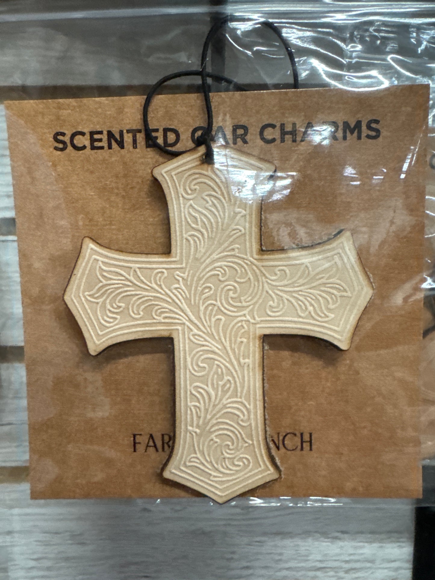 Leather Car Charm | Air Freshener