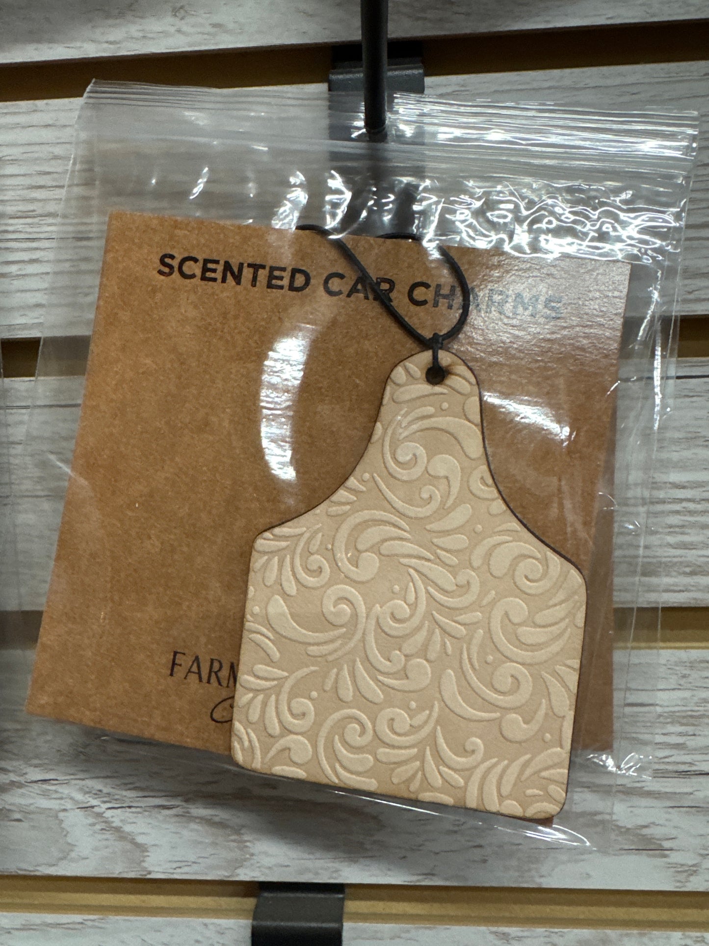 Leather Car Charm | Air Freshener