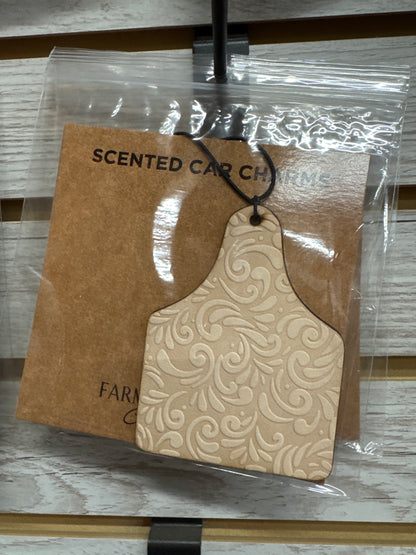 Leather Car Charm | Air Freshener