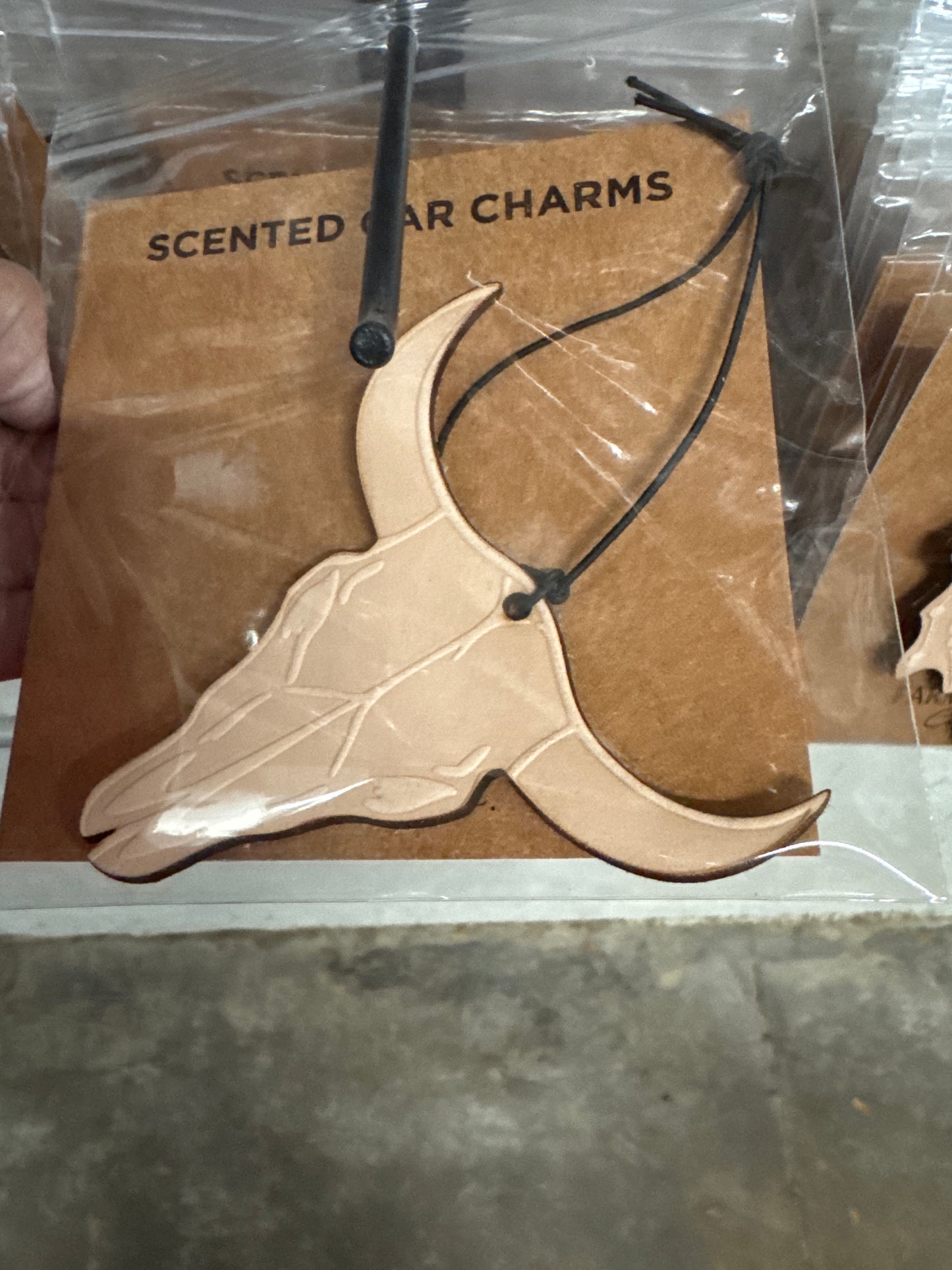 Leather Car Charm | Air Freshener