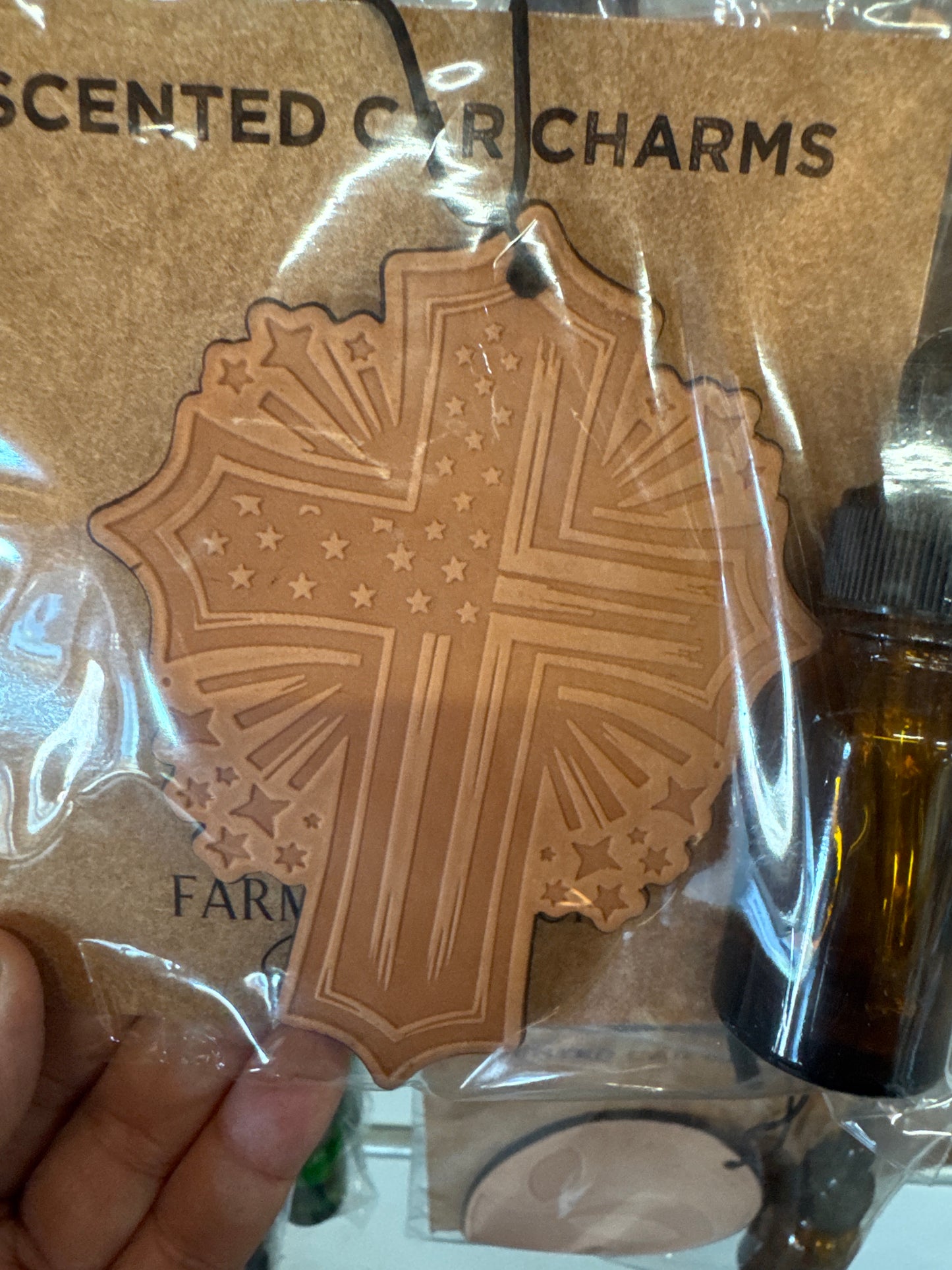 Leather Air Freshener | Car Charm