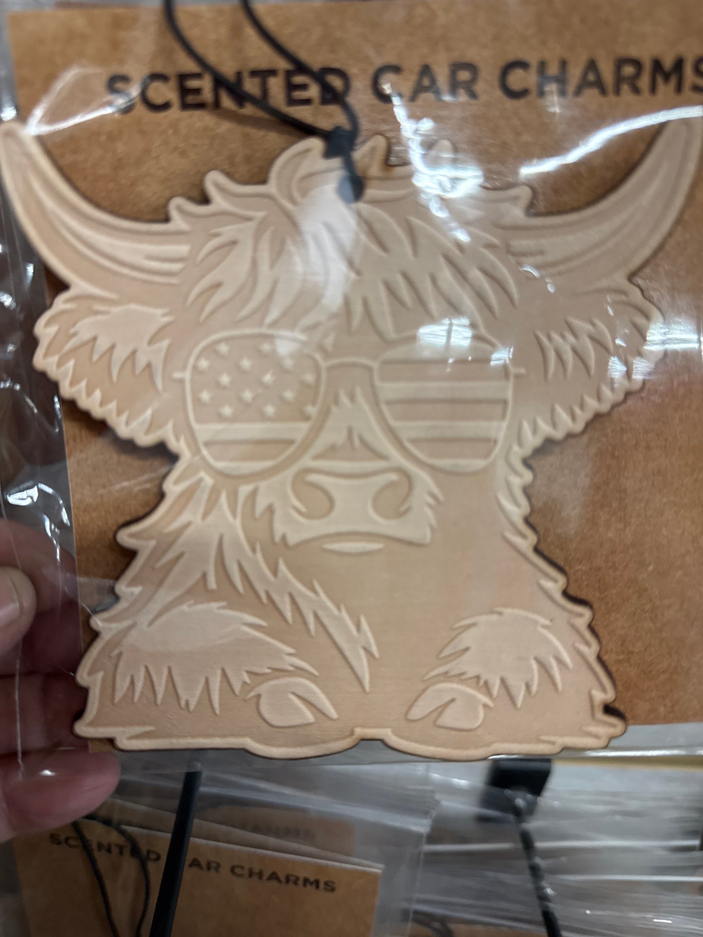 Leather Car Charm | Air Freshener