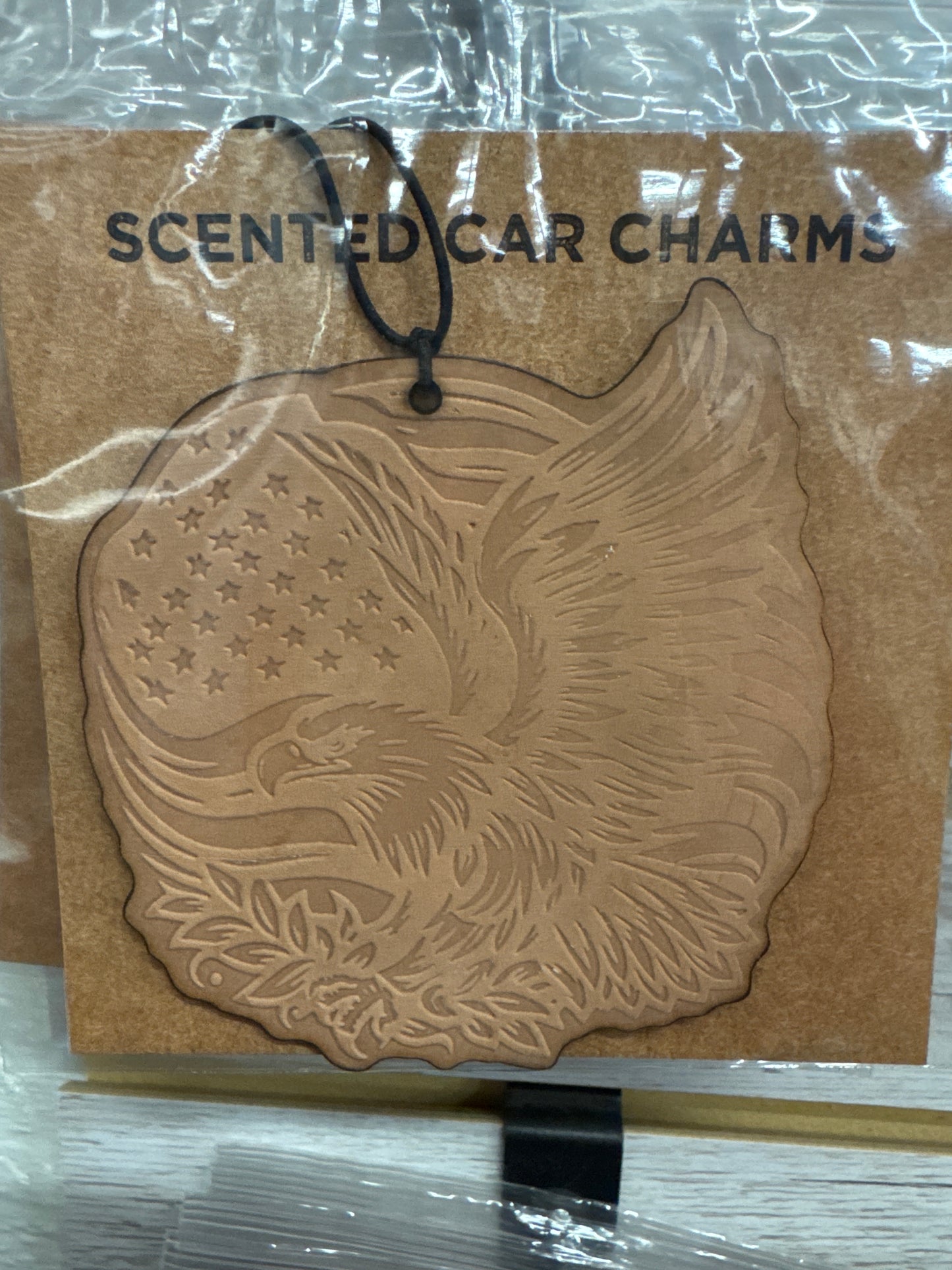 Leather Car Charm | Air Freshener