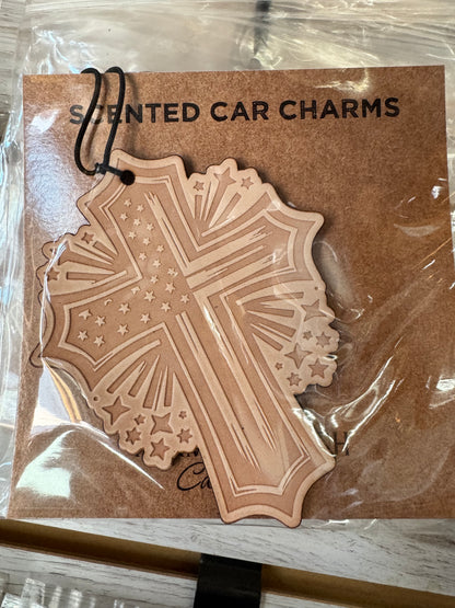 Leather Car Charm | Air Freshener