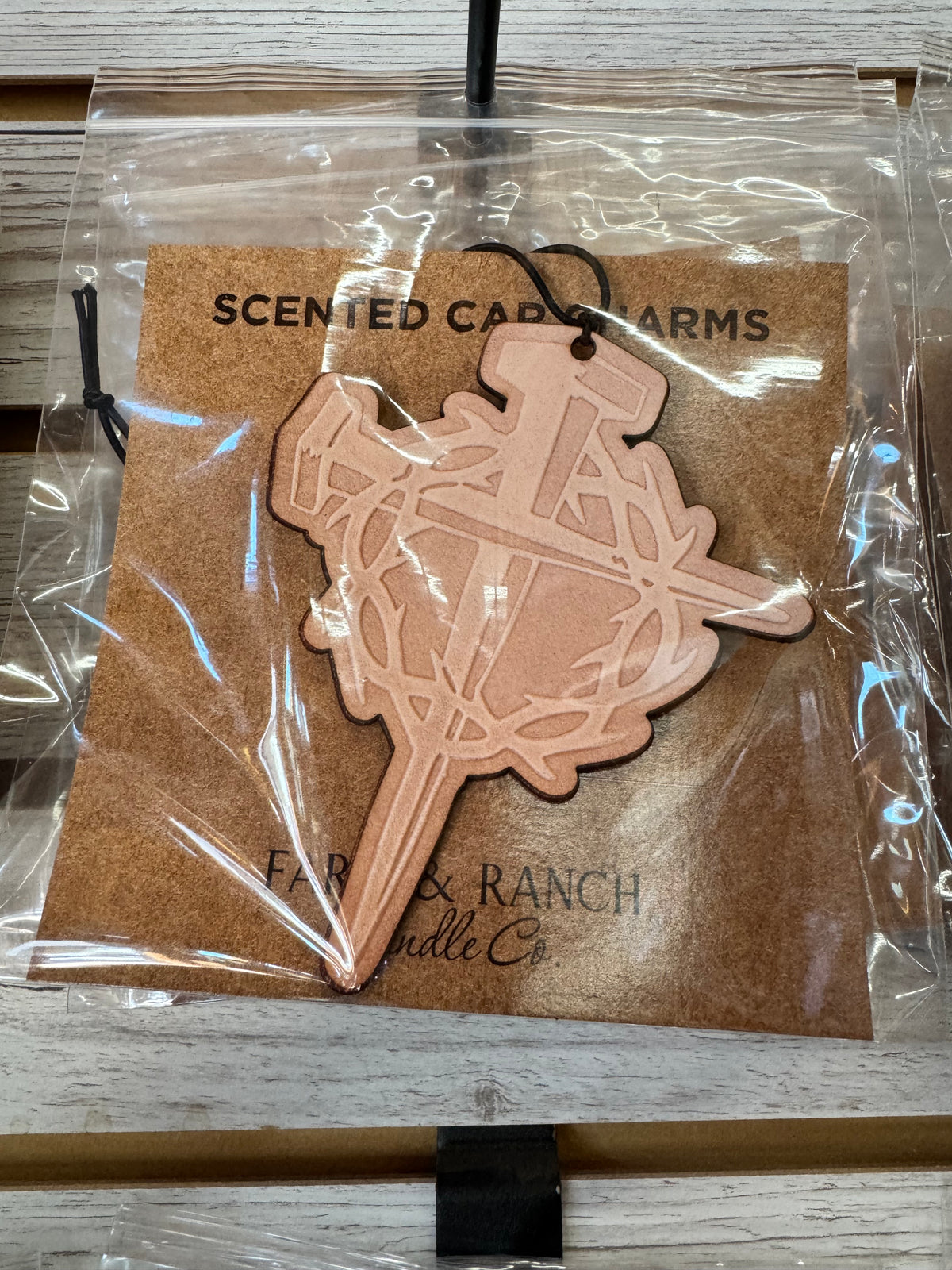 Leather Car Charm | Air Freshener