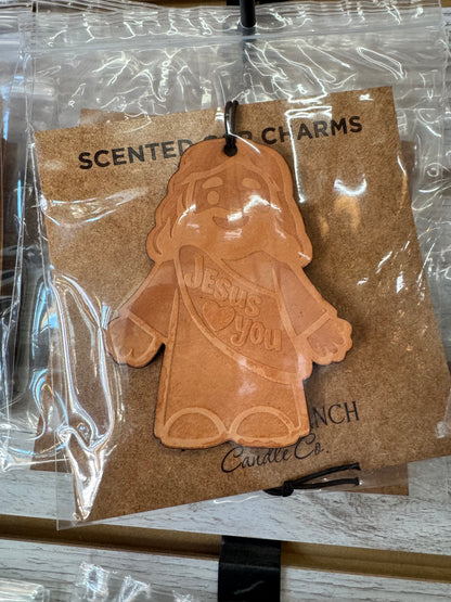 Leather Car Charm | Air Freshener