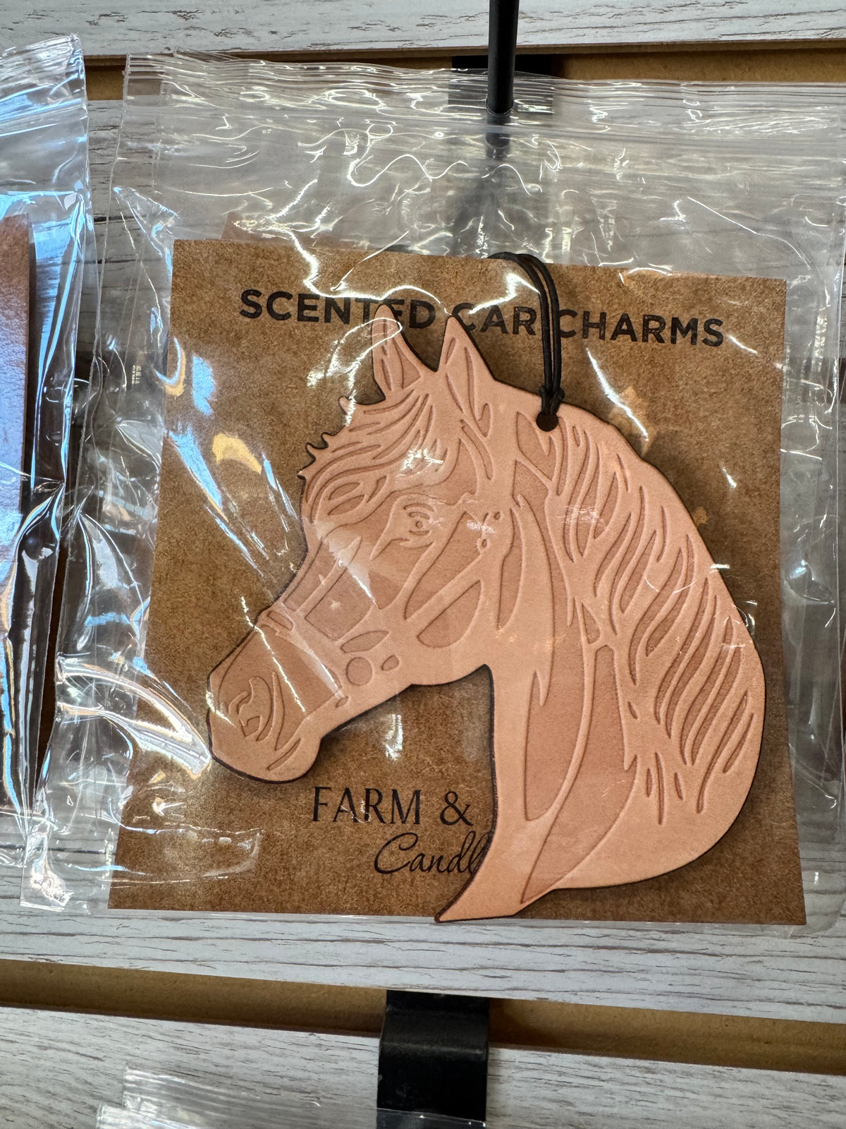 Leather Car Charm | Air Freshener
