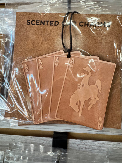 Leather Car Charm | Air Freshener