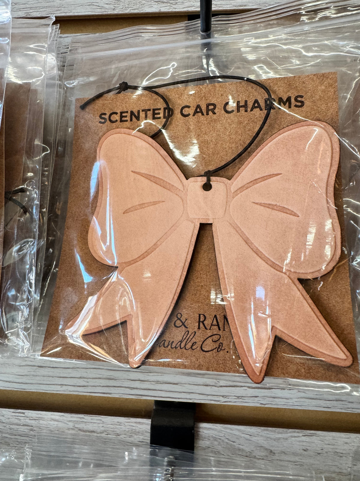 Leather Car Charm | Air Freshener