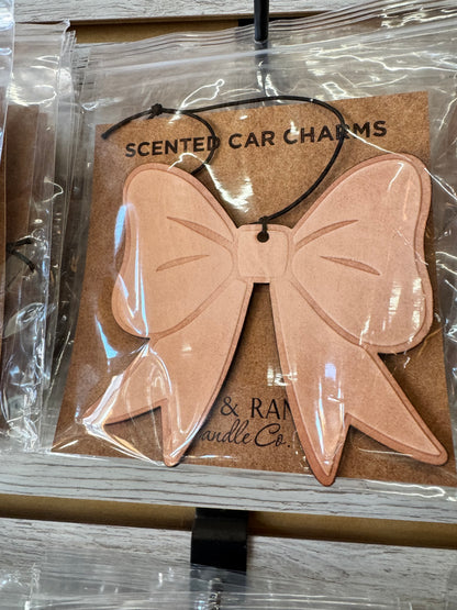 Leather Car Charm | Air Freshener
