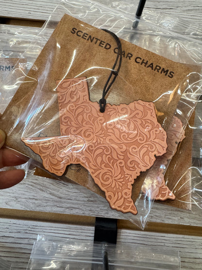 Leather Car Charm | Air Freshener