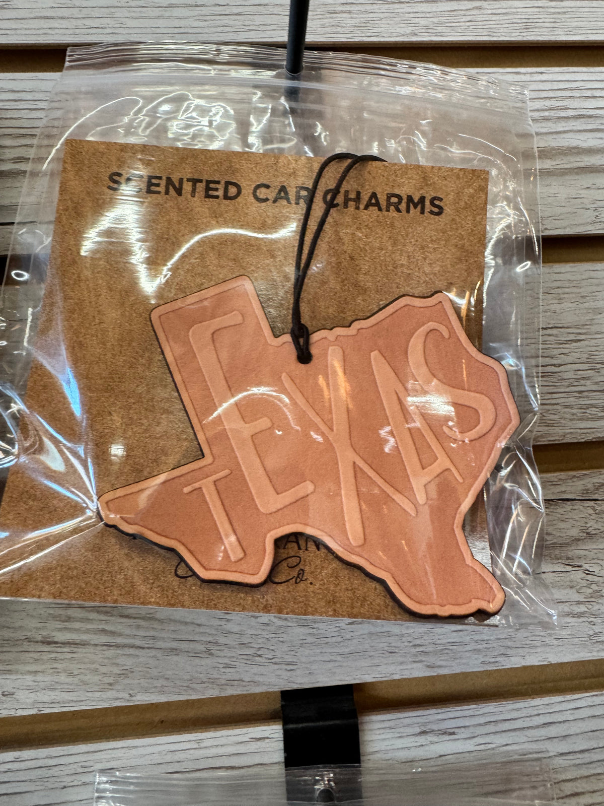 Leather Car Charm | Air Freshener