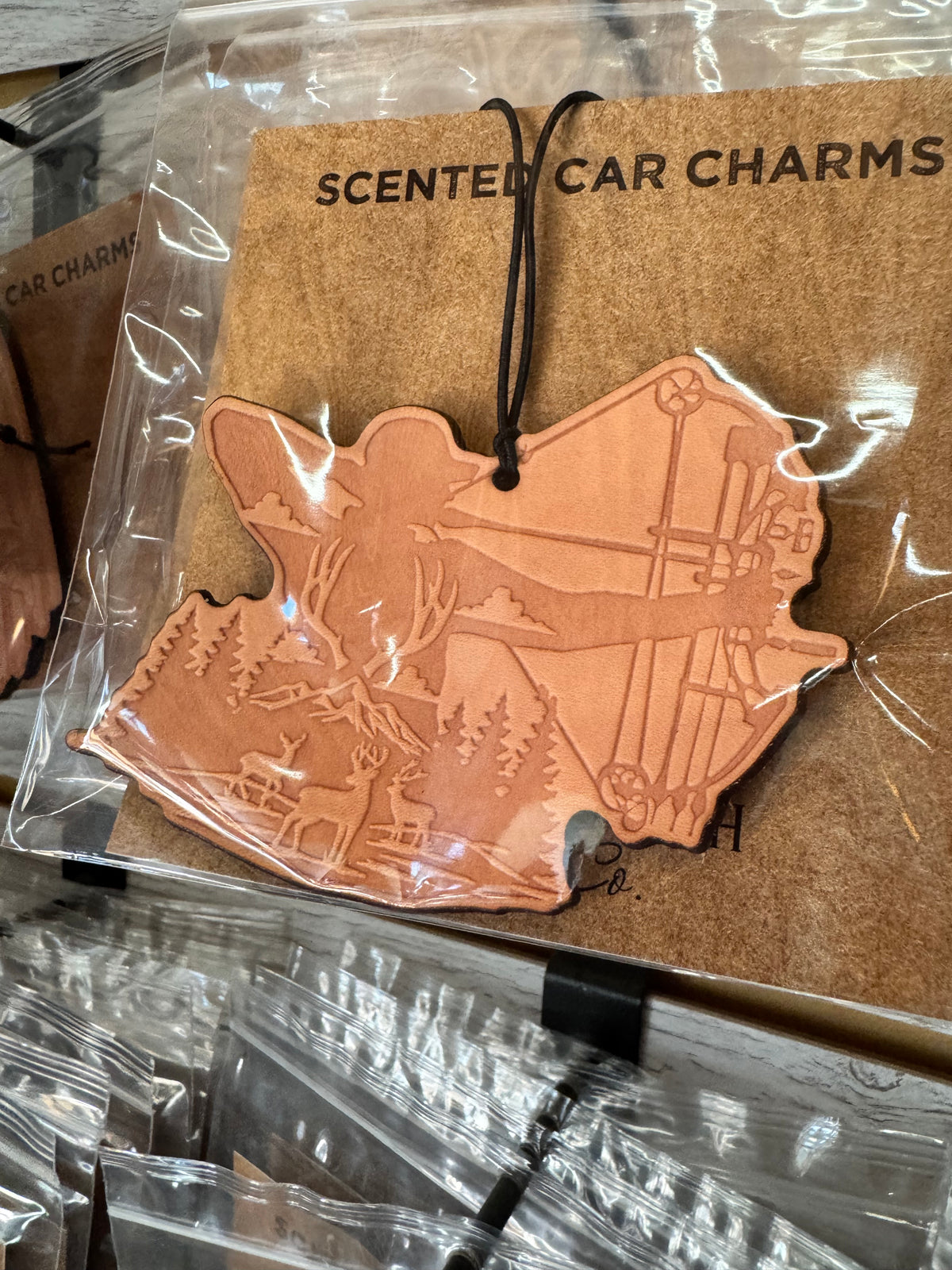 Leather Car Charm | Air Freshener