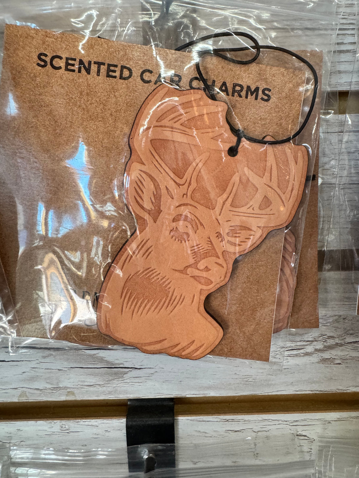 Leather Car Charm | Air Freshener