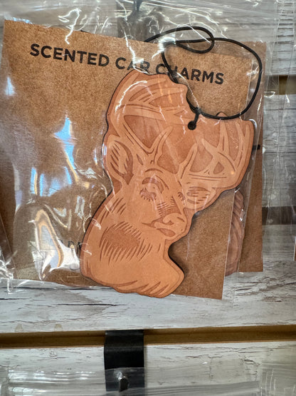 Leather Car Charm | Air Freshener