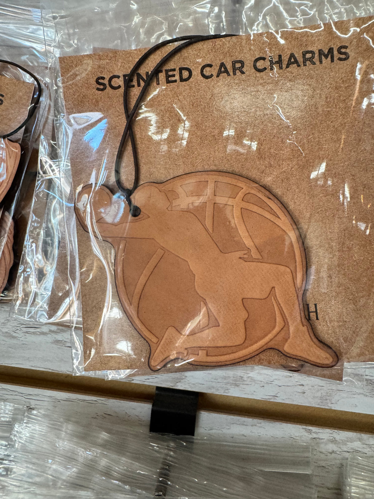Leather Car Charm | Air Freshener
